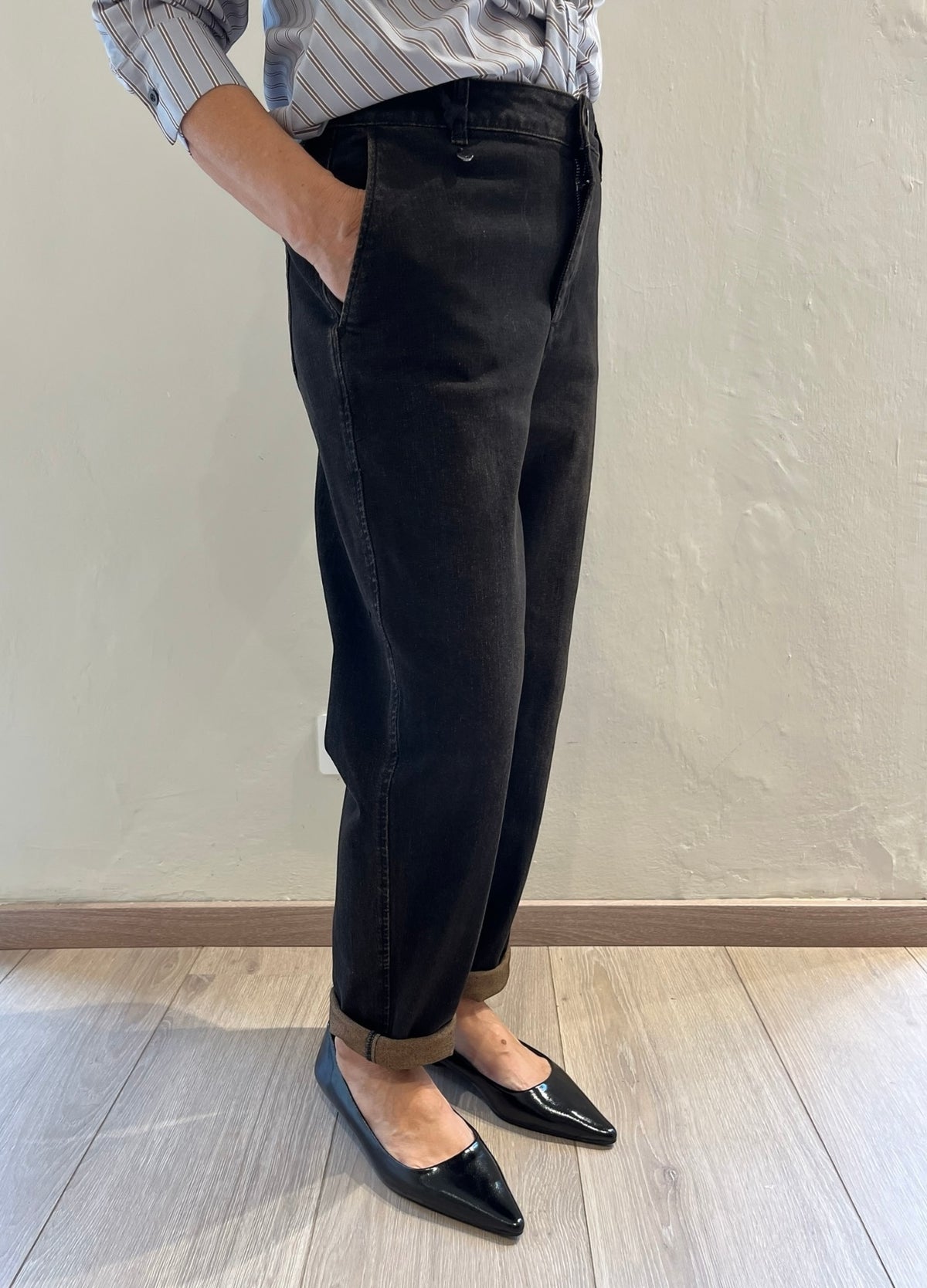 Jeans carrot fit art. 61392 Chiara D’alba