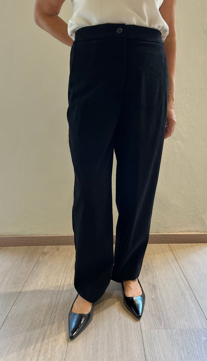 Pantalone a coste in velluto Art. L15YBG CIGNO LOLA by SANDRO FERRONE