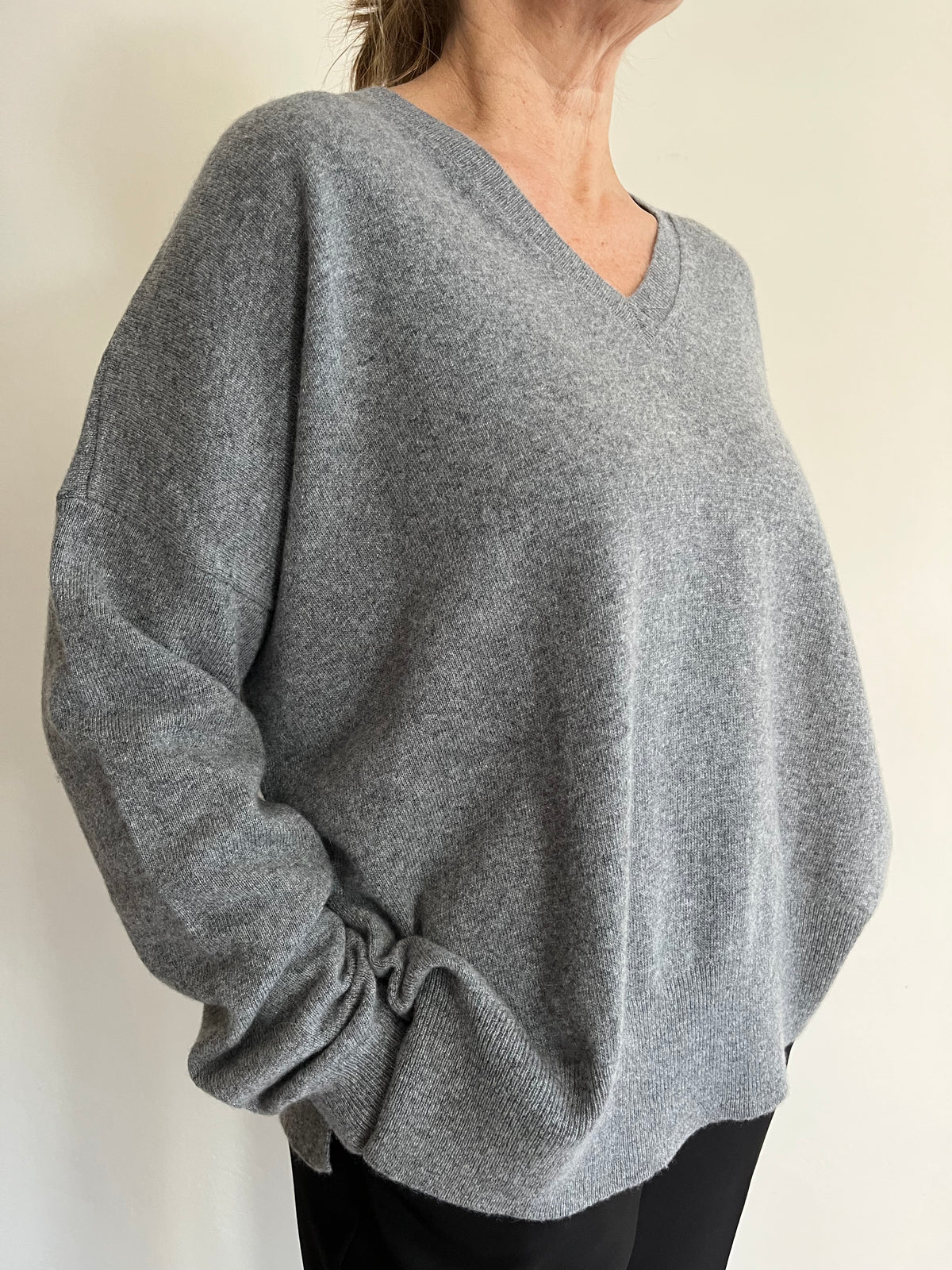 Maglia scatoletta scollo a V art.11527 CHEAP &CHIC