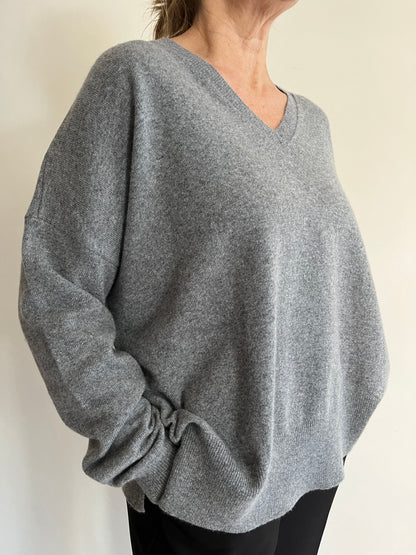 Maglia scatoletta scollo a V art.11527 CHEAP &CHIC