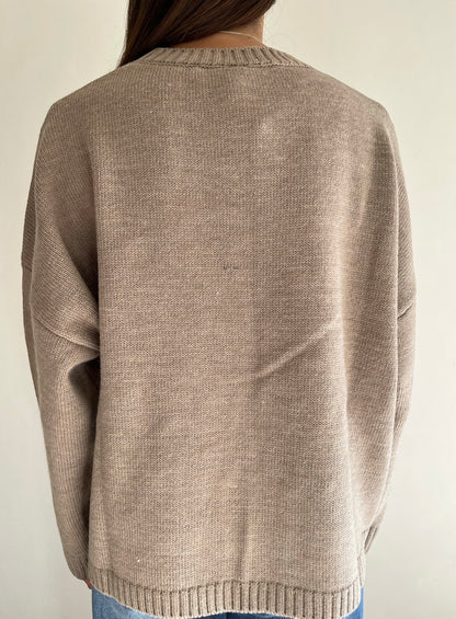 Maglia oversize a rombi art. W6HMJ02A400 Tensione In