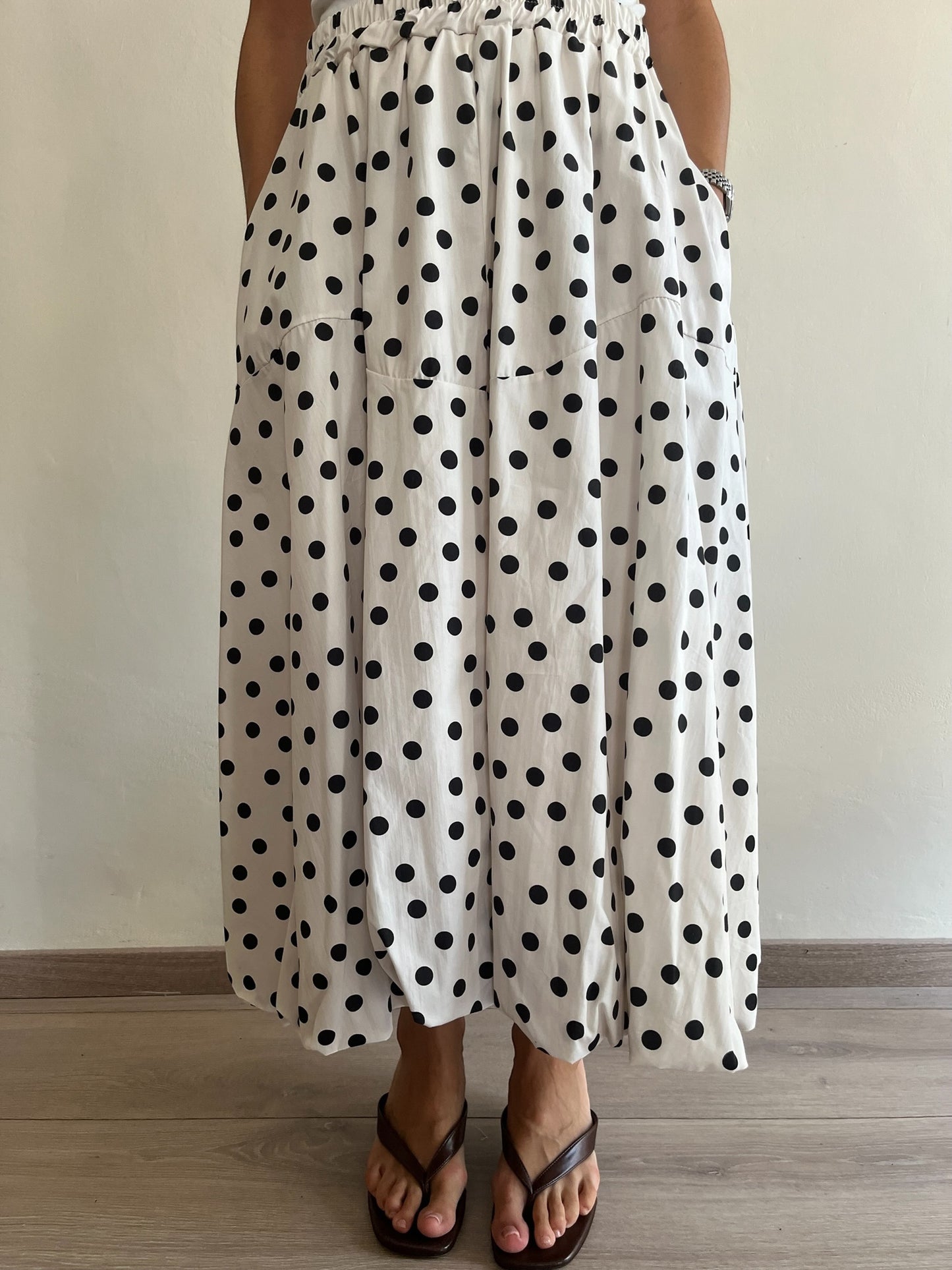 Gonna a palloncino a pois art. 8103 Cheap&Chic