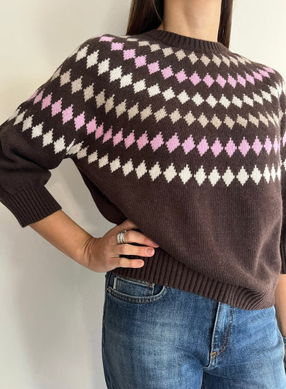 Maglia con rombi art. D82473 MOTEL