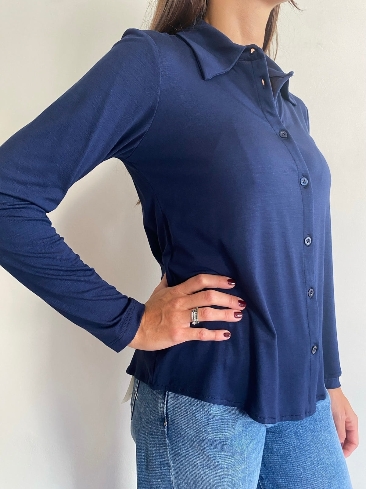 Camicia in Jersey di viscosa art. C262A049 Dixie