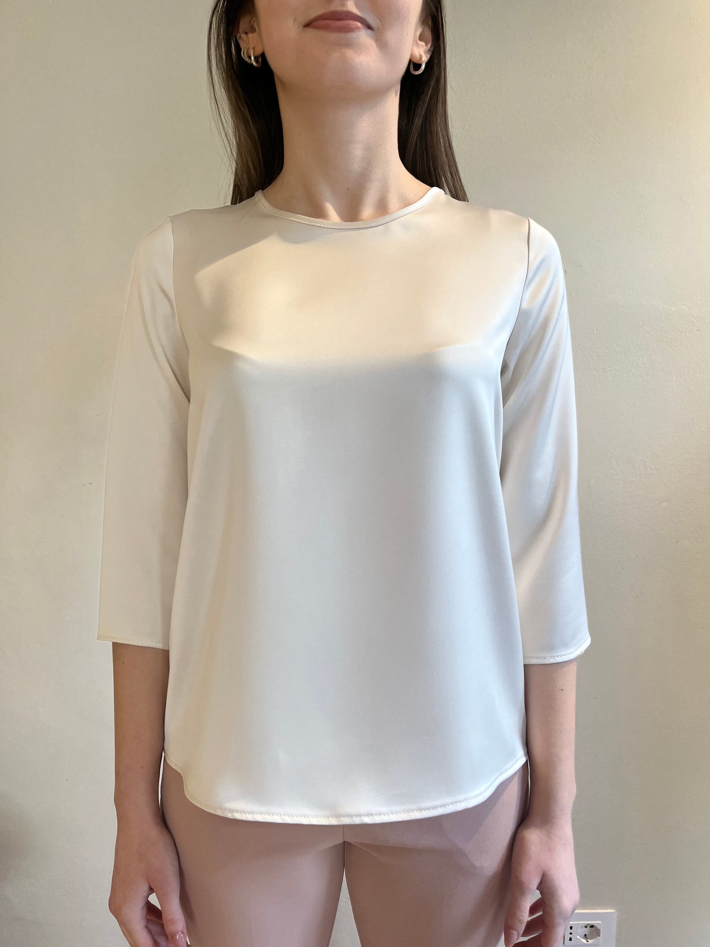 Blusa raso manica 3/4 art. CDP0LBA IMPERIAL