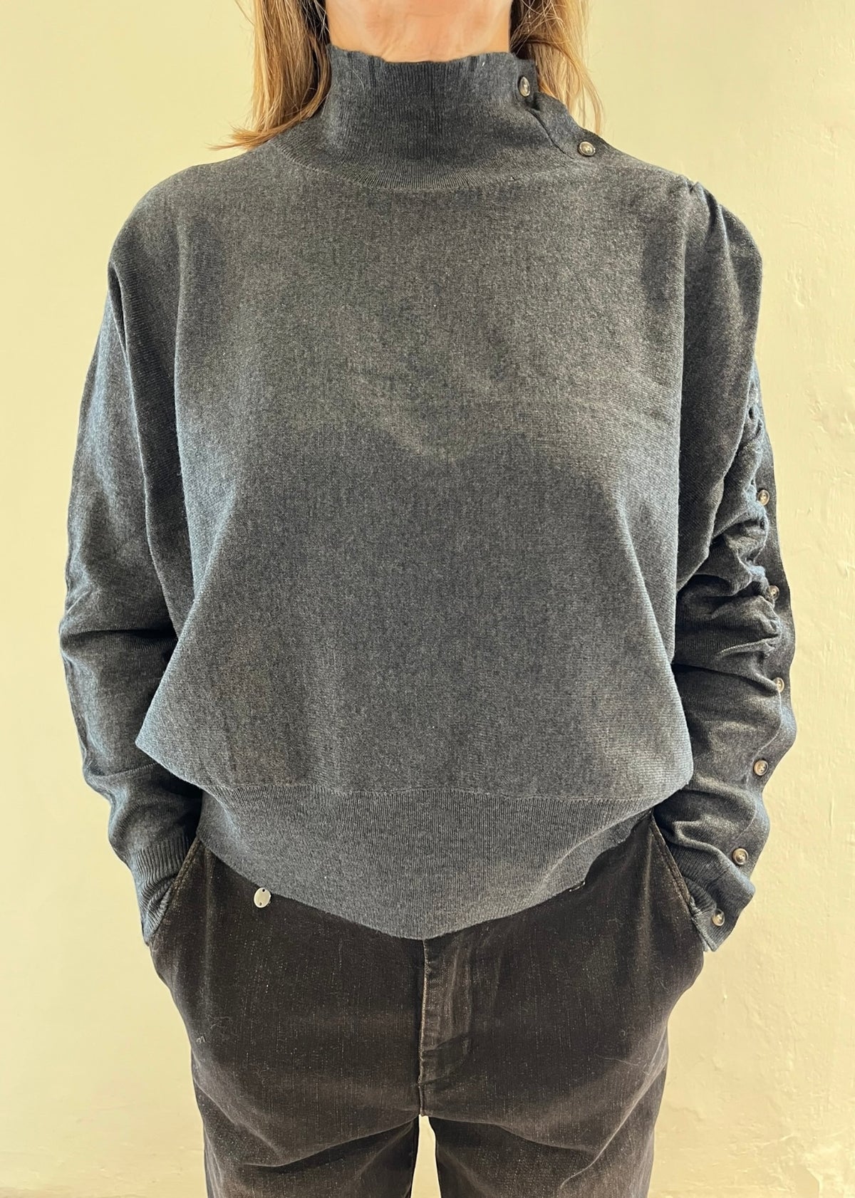 Maglia collo alto con bottoncini Art.S87YBG GABRIEL SANDRO FERRONE