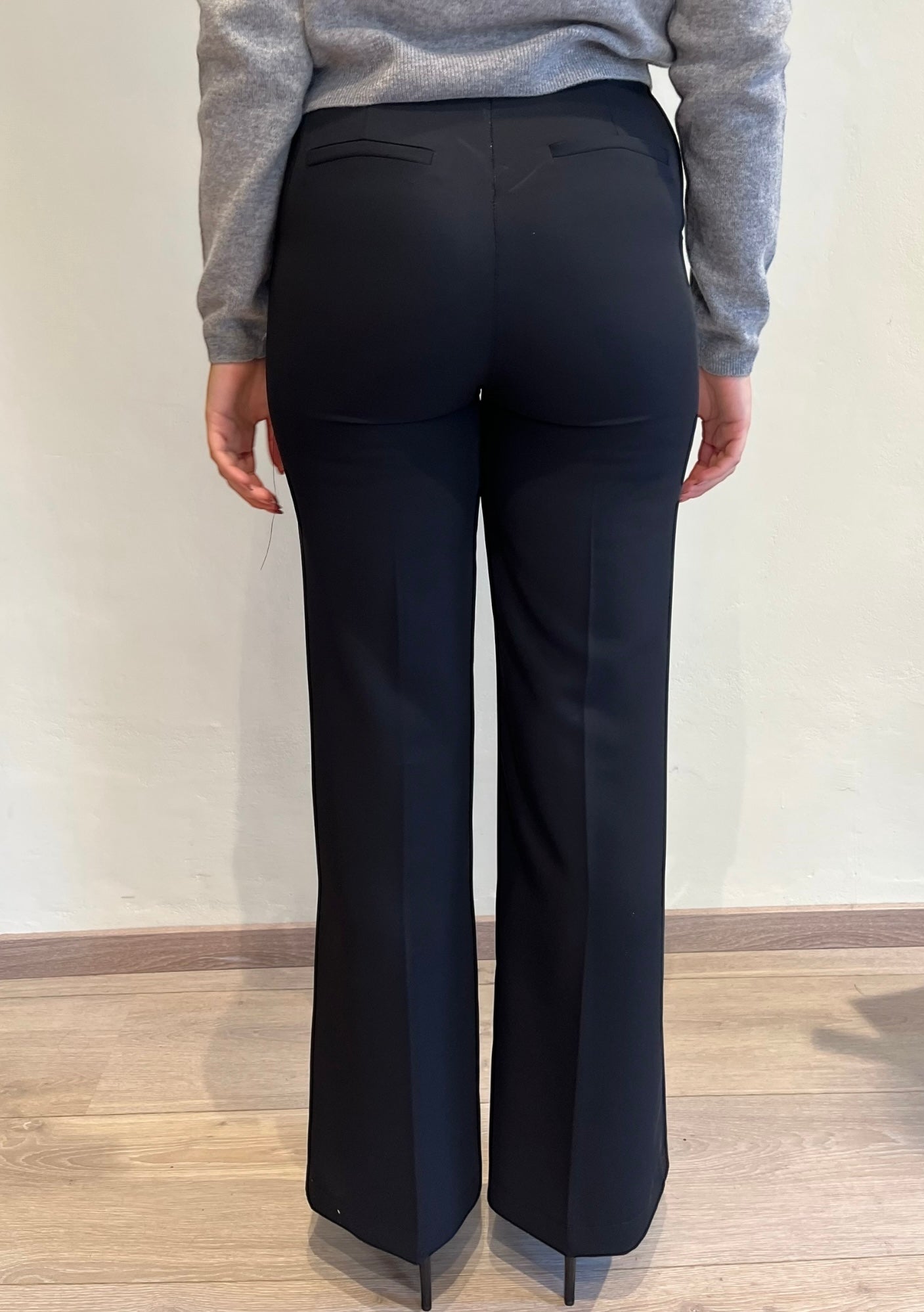 Pantalone palazzo con cerniera posteriore P6C5KSB IMPERIAL