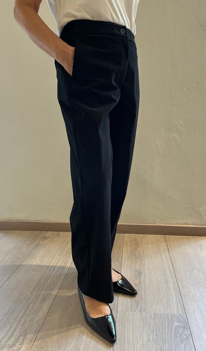 Pantalone a coste in velluto Art. L15YBG CIGNO LOLA by SANDRO FERRONE