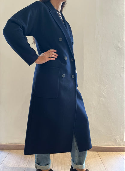 Cappotto lungo doppio petto “HAND MADE” art.TAC0001 VICOLO