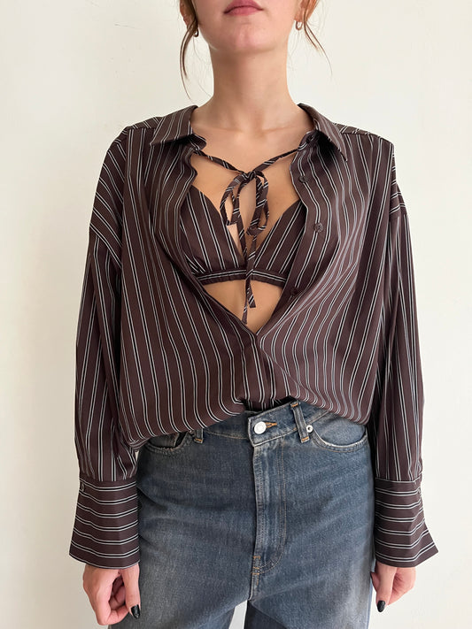 Camicia oversize con top coordinato art. TAC0801 Vicolo
