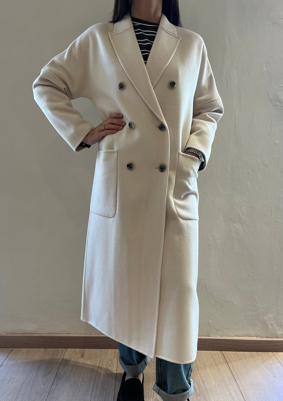 Cappotto lungo doppio petto “HAND MADE” art.TAC0001 VICOLO