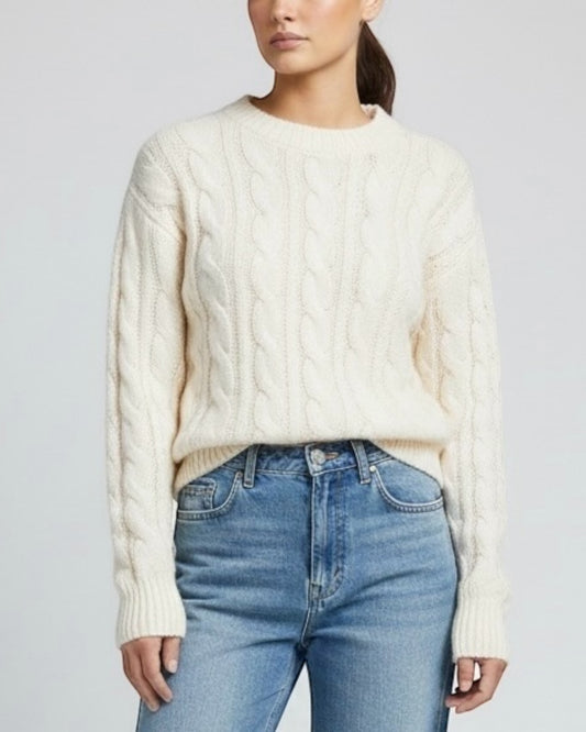 Maglia trecce art. 77327F VICOLO