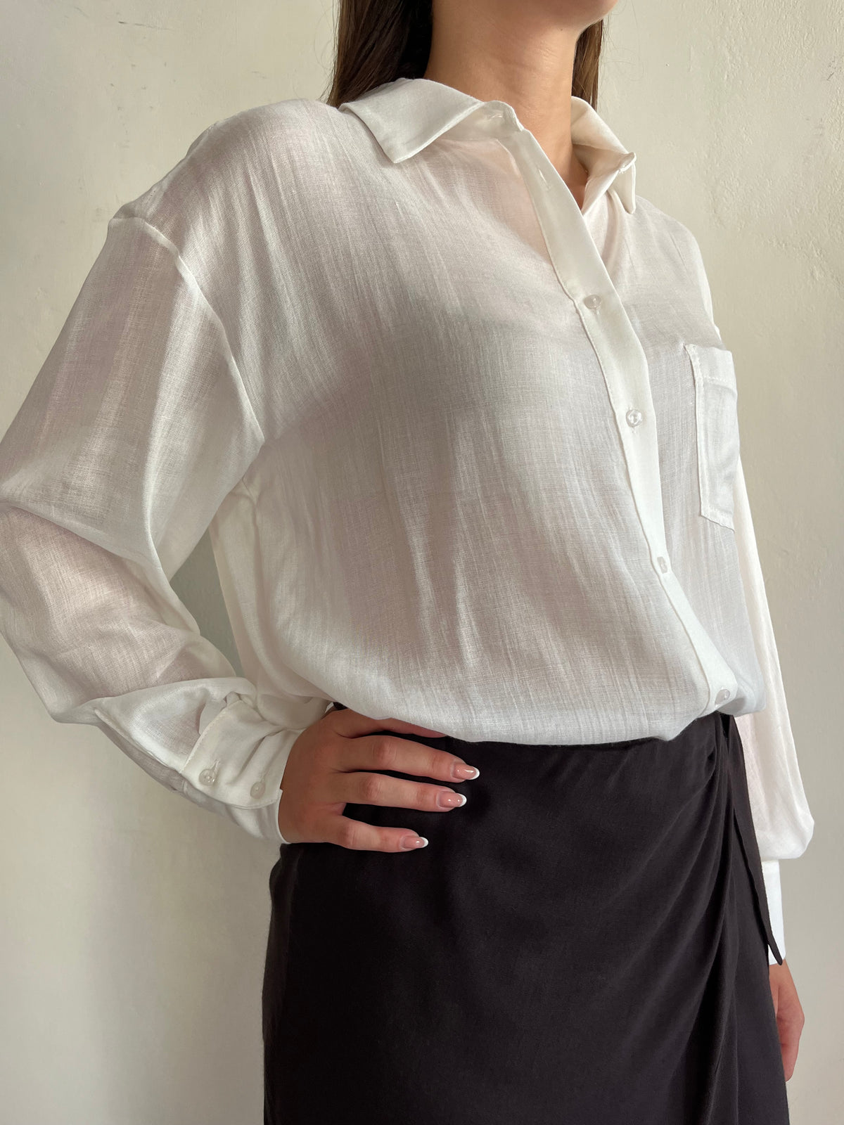 Camicia con taschino art. SI9SB207 Angela Davis