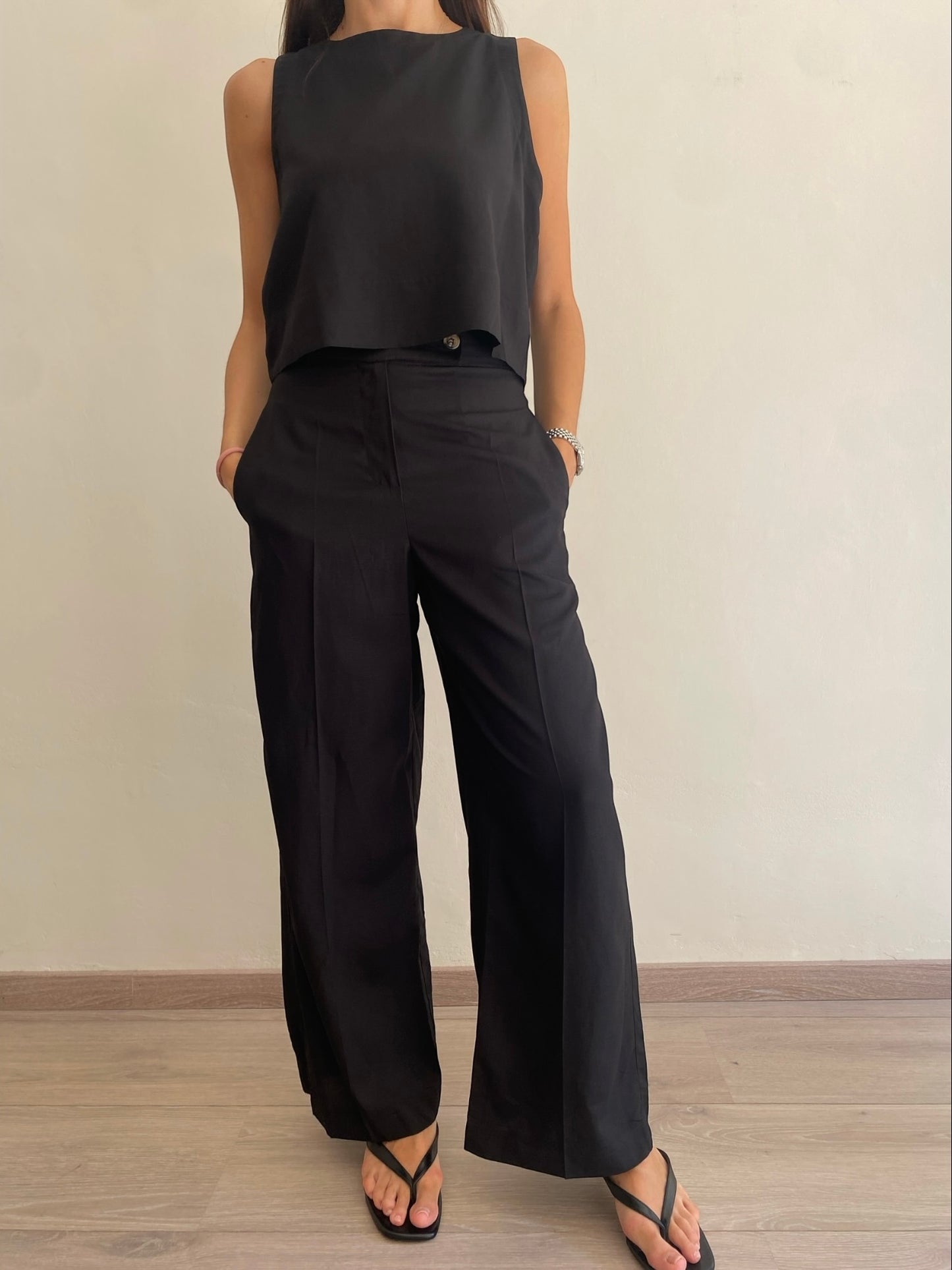 Completo pantalone e top art. 26C5551 TENSIONE IN