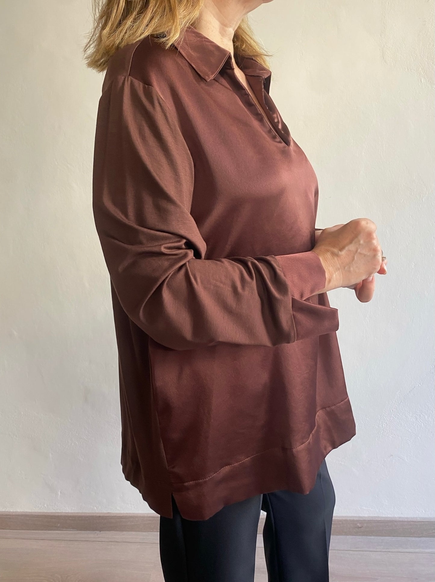 Blusa con colletto art. L7YBGTRAPANI Lola by Sandro Ferrone