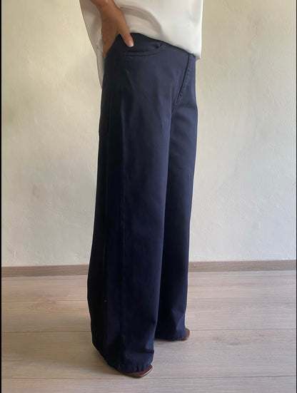 Jeans a palazzo con cinta art. S166YBGJORGE Sandro Ferrone
