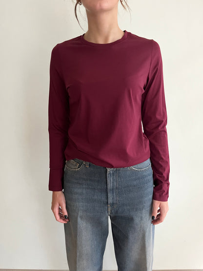 T-shirt a manica lunga in filo di Scozia art. T262B014A Dixie