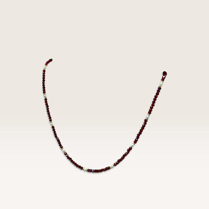 Collana pietre colorate e perline Cloel