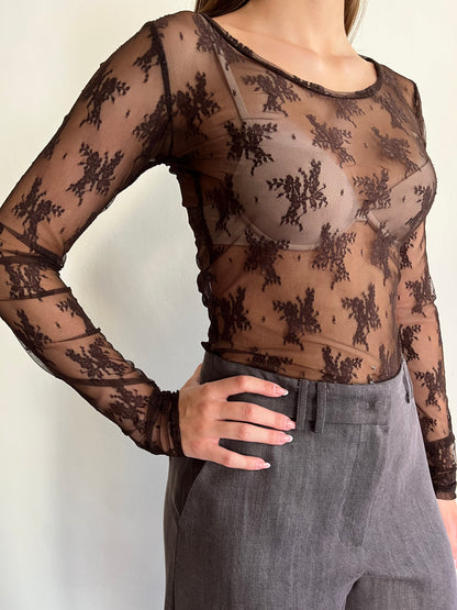 Maglia in tulle stampato art. TW91MMX IMPERIAL