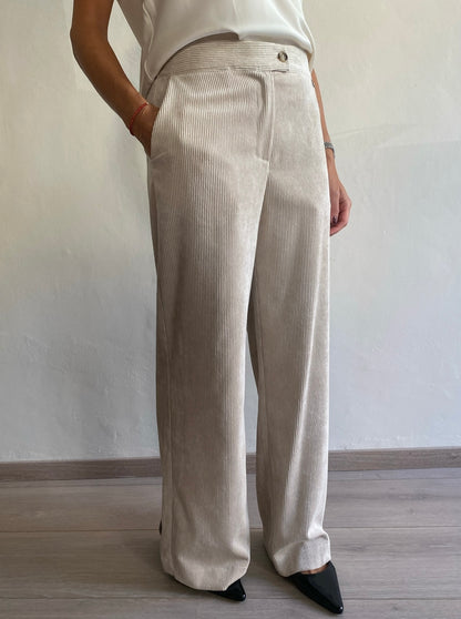 Pantalone ampio a coste in velluto art.P845B039A DIXIE