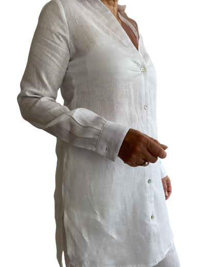 Camicia lunga scollo V art. GINGER CENTOLINO