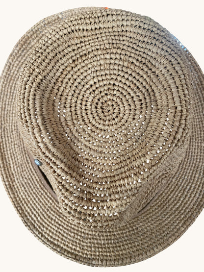 Cappello rafia art.AM562 SALINO LE VOYAGE EN PANIER