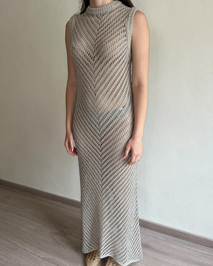 Abito traforato lurex art. SP8PA41 KING KONG