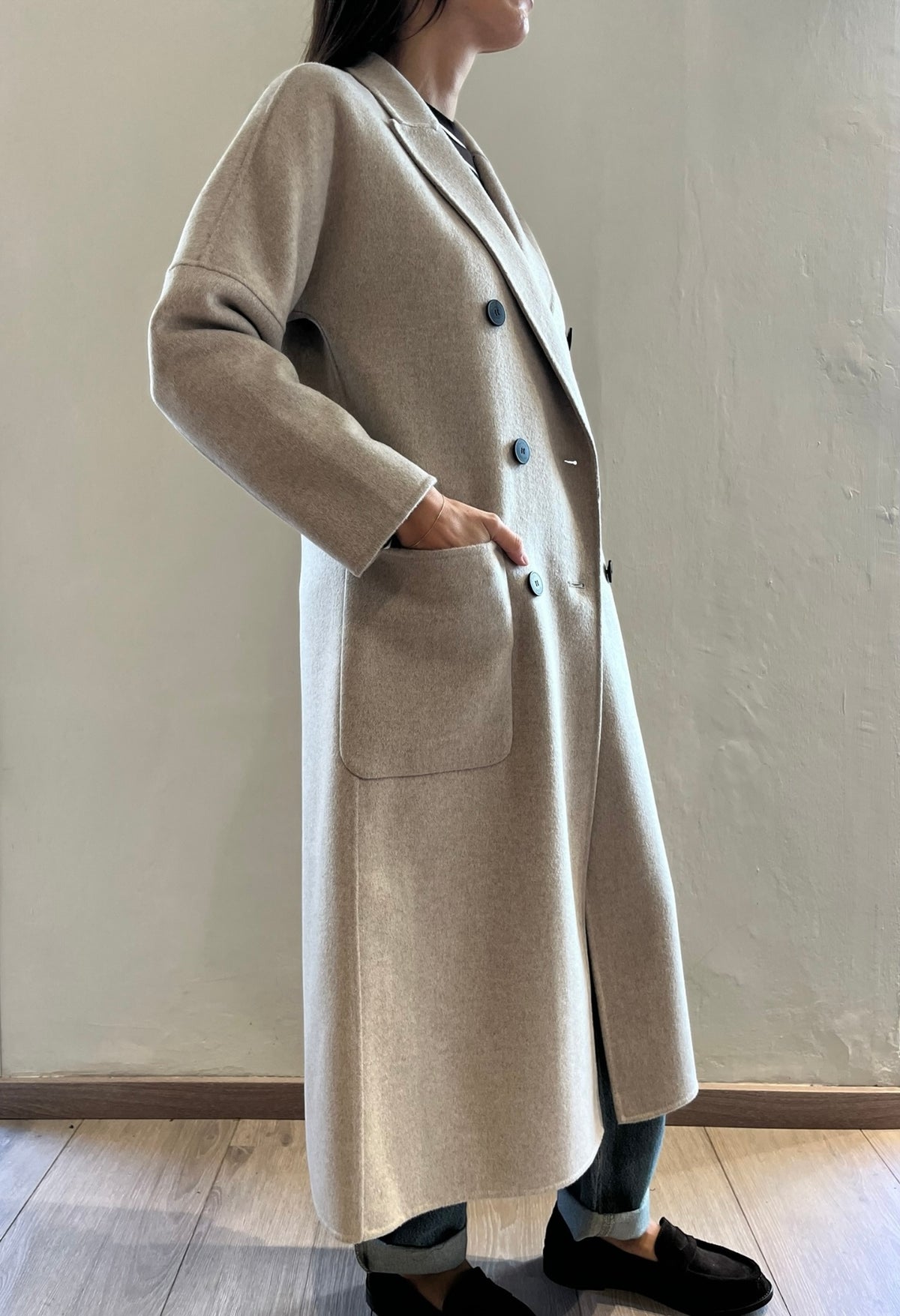 Cappotto lungo doppio petto “HAND MADE” art.TAC0001 VICOLO