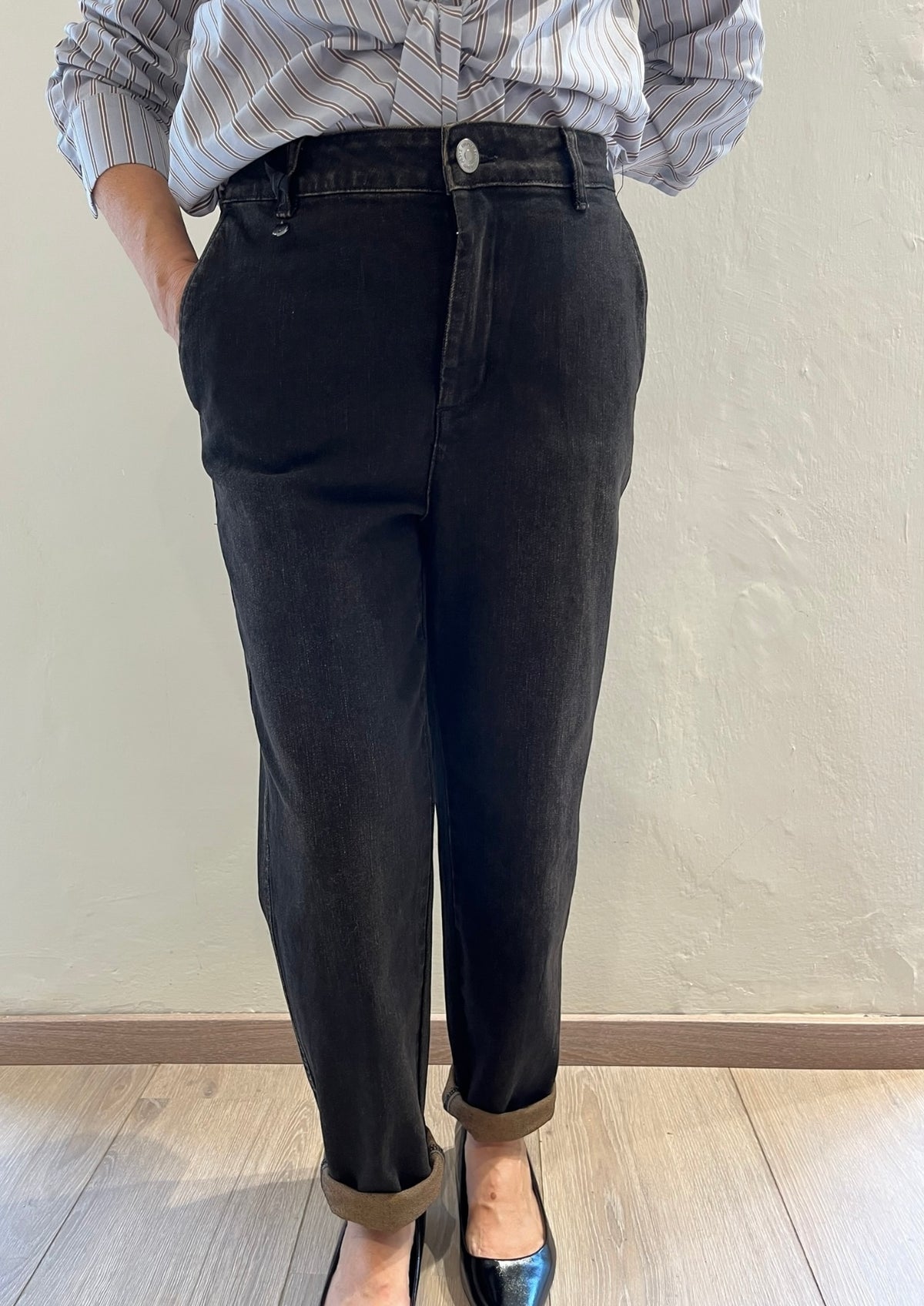 Jeans carrot fit art. 61392 Chiara D’alba