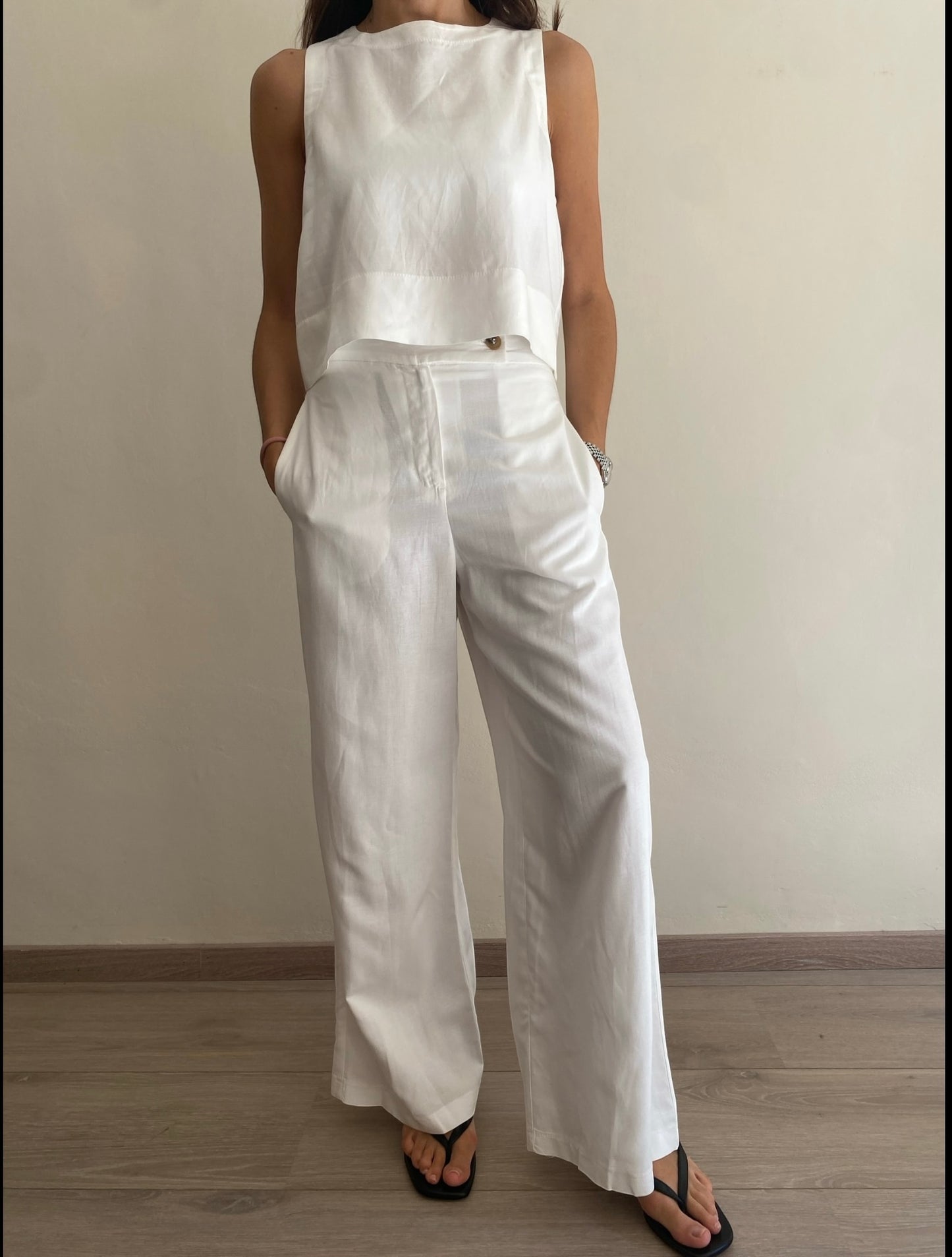 Completo pantalone e top art. 26C5551 TENSIONE IN