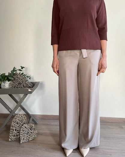 Pantalone ampio gamba dritta art. L24XBF CLARISSA Lola by Sandro FERRONE