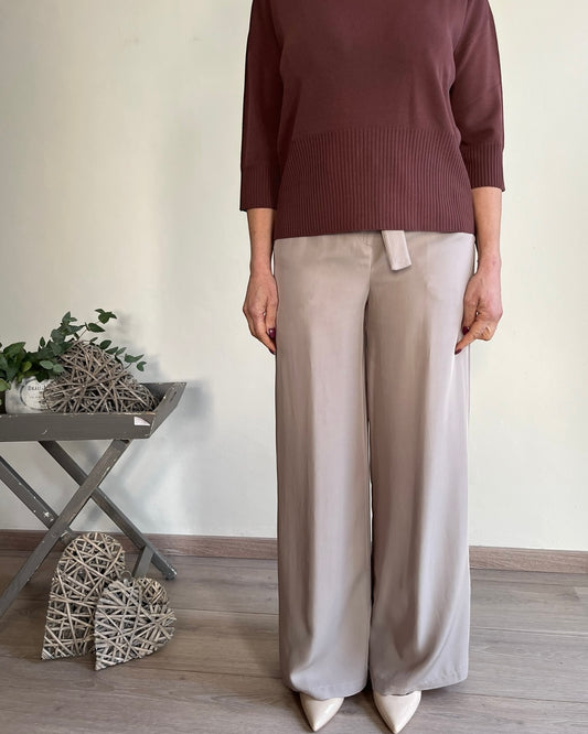 Pantalone ampio gamba dritta art. L24XBF CLARISSA Lola by Sandro FERRONE