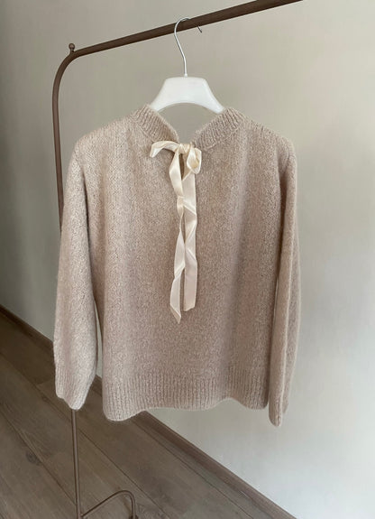 Maglioncino in mohair con dettaglio fiocco art. 24175 CHEAP&CHIC