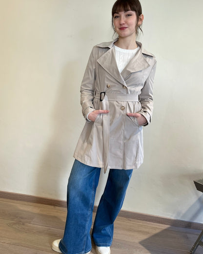Trench con cintura art. G2275 CHEAP&CHIC