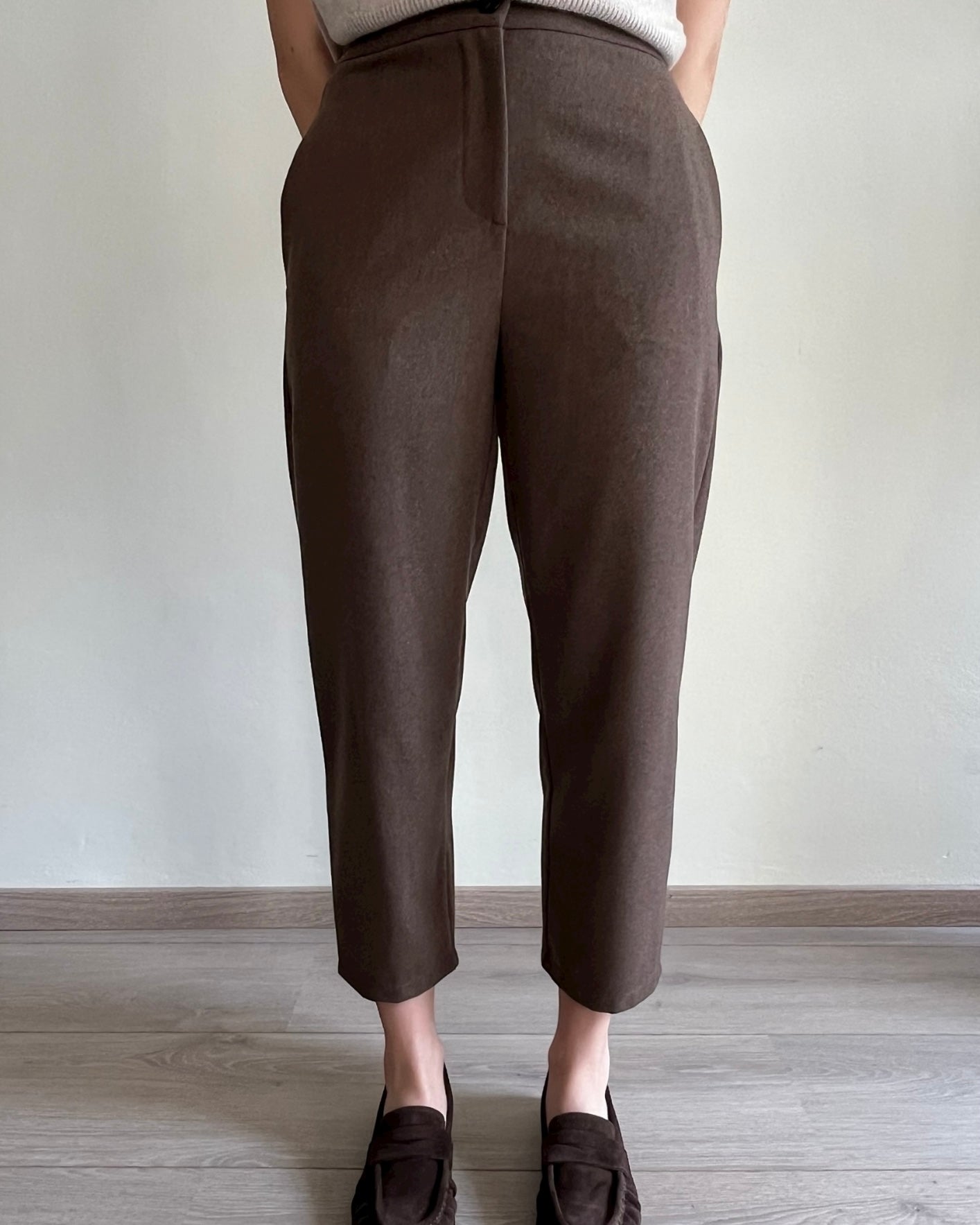 Pantalone flanella a carota VICOLO