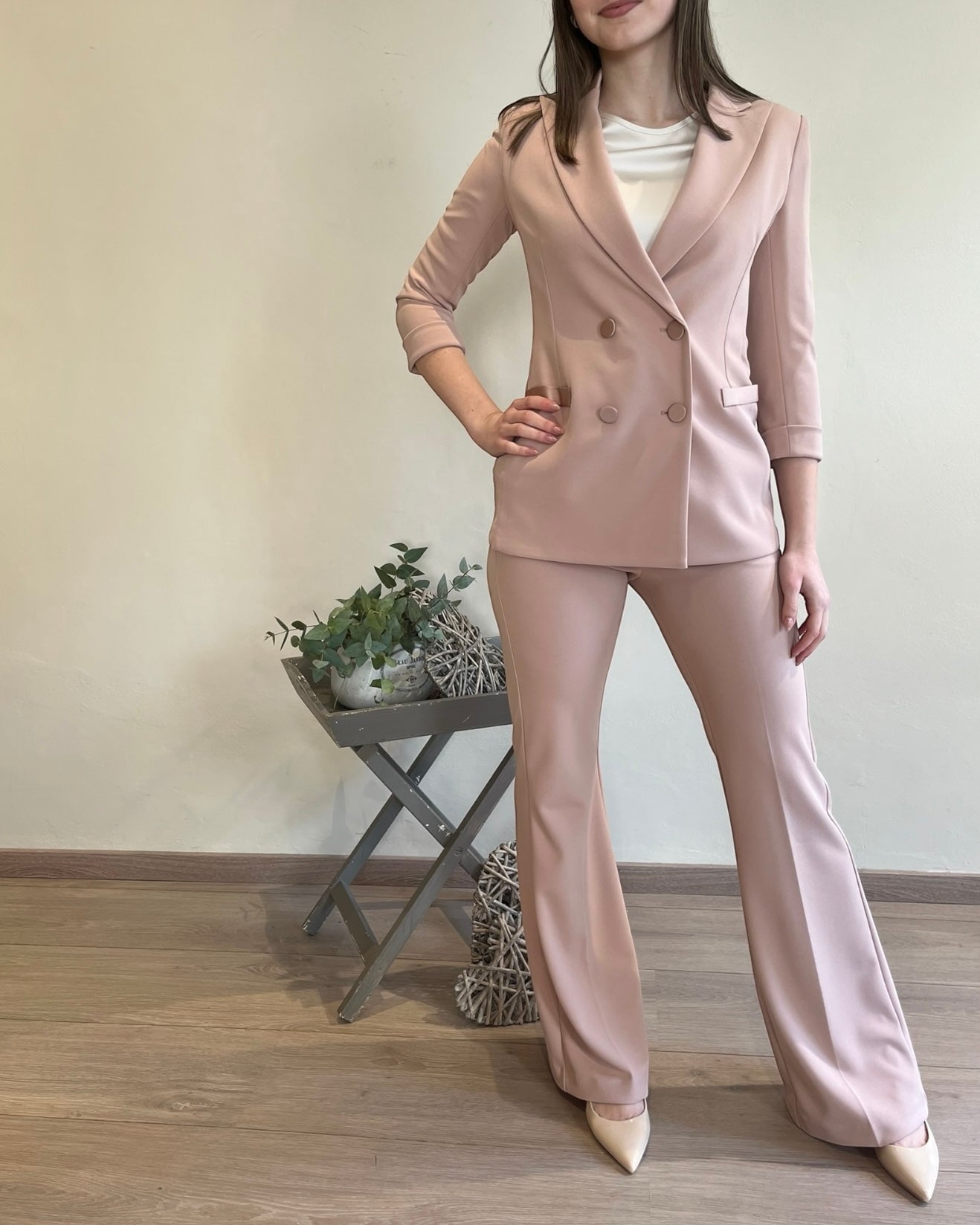 Tailleur giacca + pantalone flare IMPERIAL