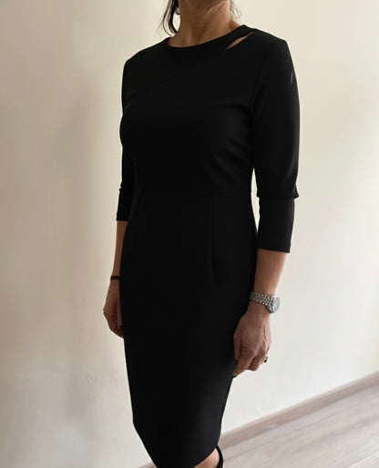 Abito manica lunga taglio spalla art. FRV0004  DOPPIOSENSO