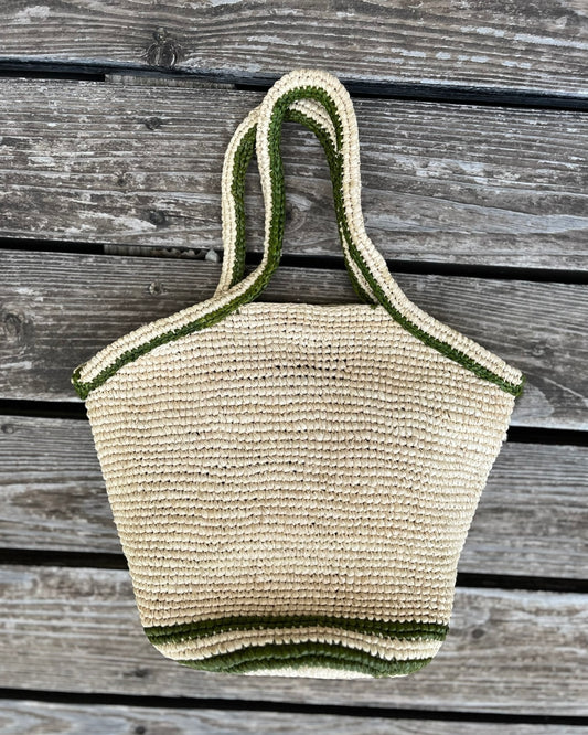Borsa a mano in rafia HASINA-M LIMAIA