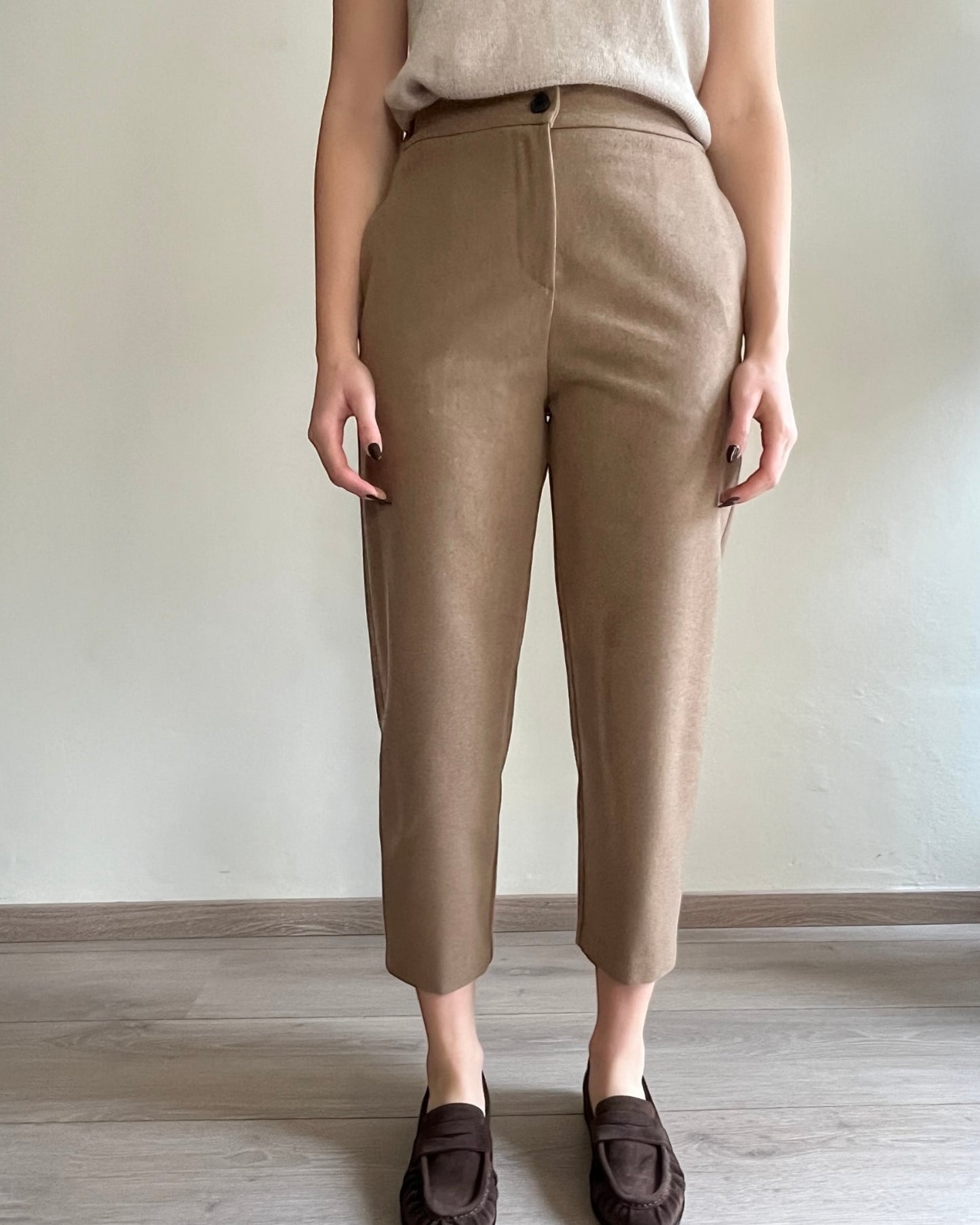 Pantalone flanella a carota VICOLO