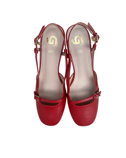 Decolletè slingback rossa art. GD221 GOLD&GOLD