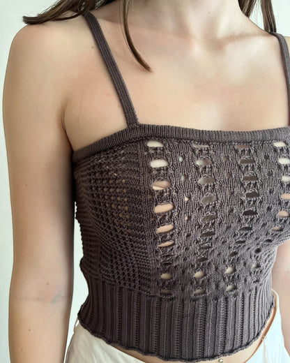 Top con bottoni art. 7AB7088 VICOLO