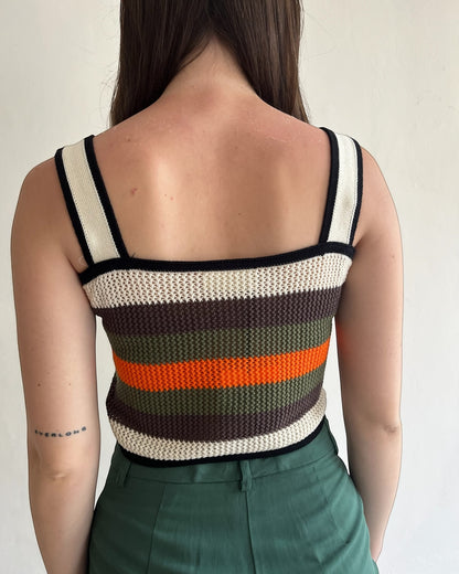 Top righe multicolor art. 7AB7096 VICOLO