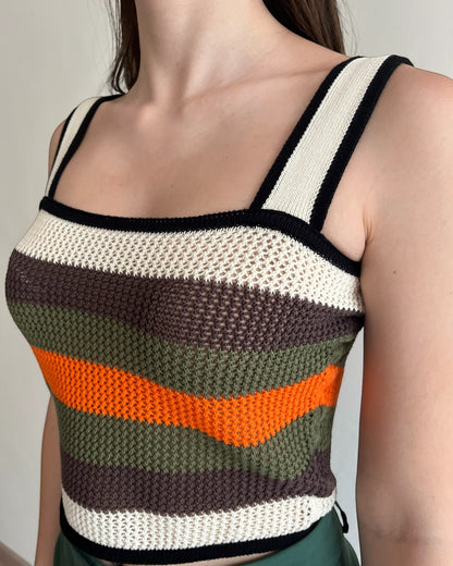 Top righe multicolor art. 7AB7096 VICOLO