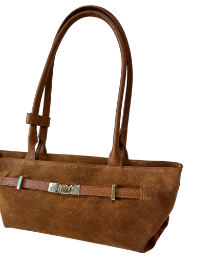Borsa a barchetta in camoscio art. BA5699 BACIL MARLON