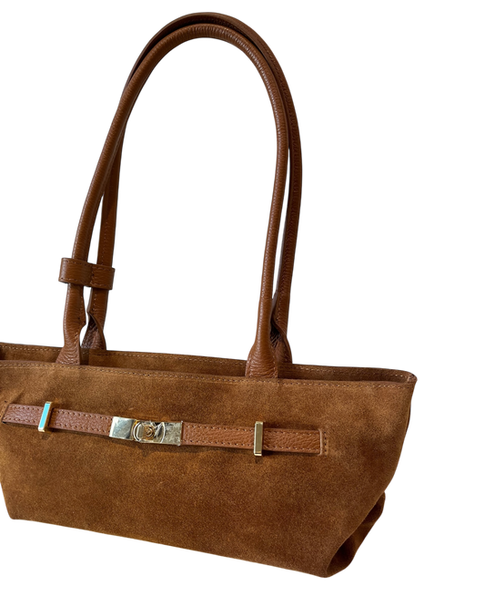 Borsa a barchetta in camoscio art. BA5699 BACIL MARLON