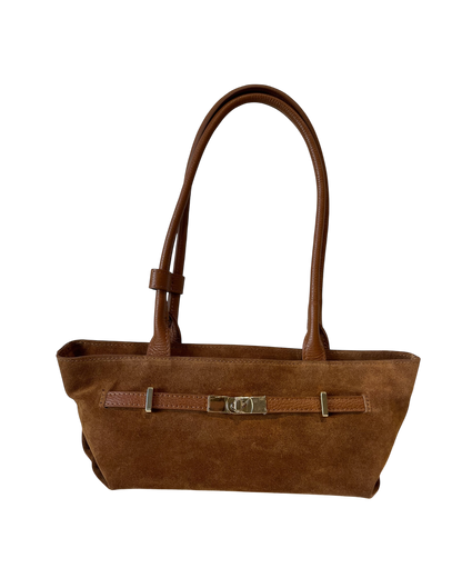 Borsa a barchetta in camoscio art. BA5699 BACIL MARLON