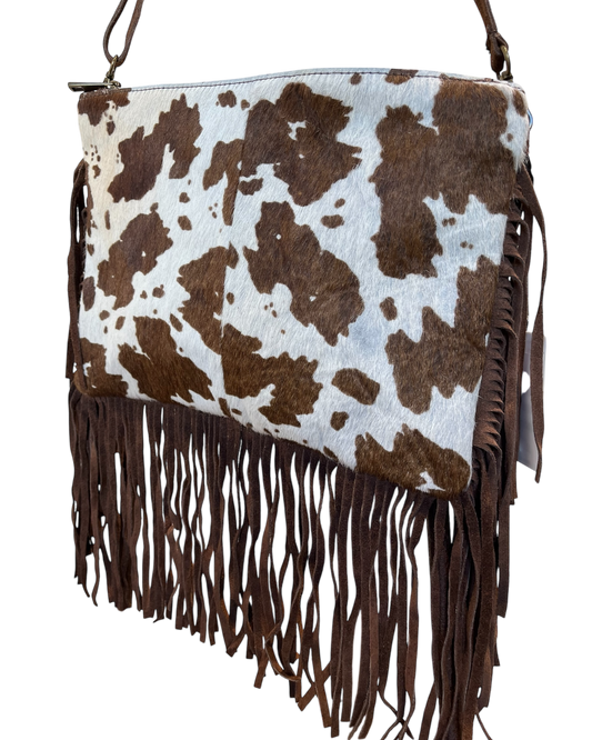 Tracollina muccato con frange art.BS 5249 MIELE