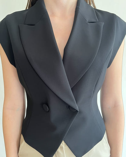 Gilet crop doppiopetto art. JBN7LHX IMPERIAL