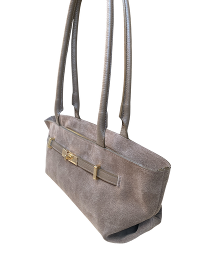 Borsa a barchetta in camoscio art. BA5699 BACIL MARLON