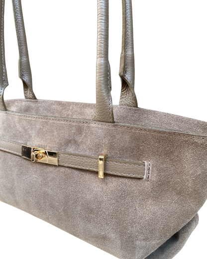 Borsa a barchetta in camoscio art. BA5699 BACIL MARLON